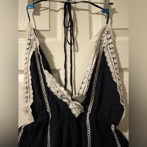 Navy Blue Romper - Picture 4 of 6